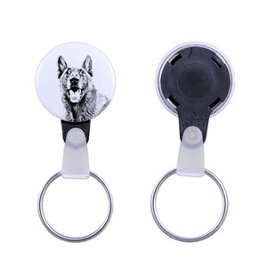 Keyring with a dog -Belgian Shepherd, Malinois