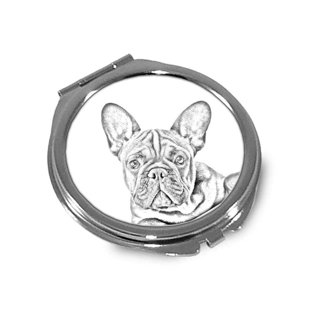 French Bulldog Pocket Mirror With the Image of a Dog. Etsy
