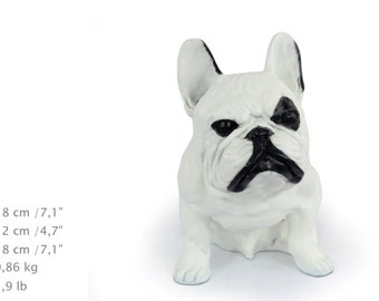 French Bulldog, color, dog sitting statue, limited edition, ArtDog