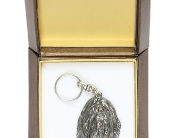 NEW, Shih Tzu, dog keyring, key holder, in casket, limited edition, ArtDog . Dog keyring for dog lovers