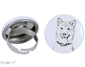 Ring with a dog - Shiba Inu