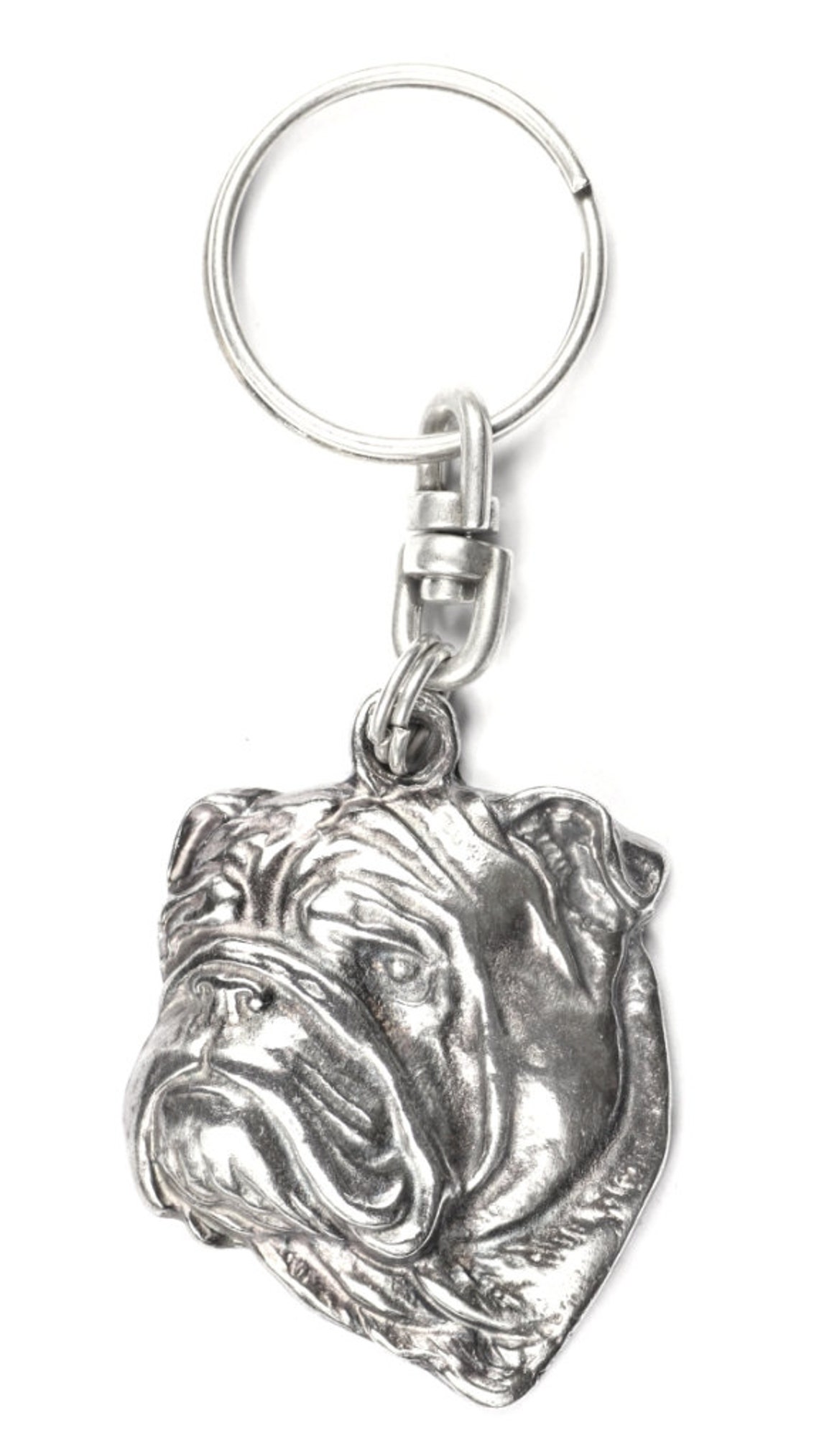 NEW Bulldog Dog Keyring Key Holder Limited Edition Artdog Etsy