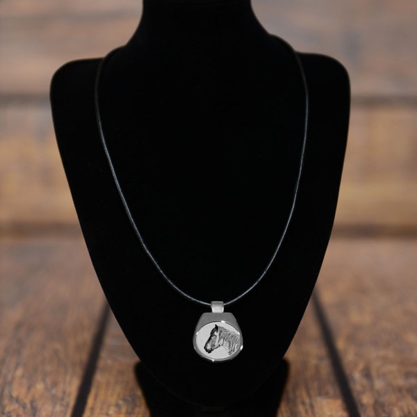 Belgian horse, Belgian draft horse - NEW collection of necklaces with images of horse, unique gift, sublimation