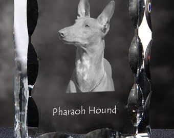 Pharaonenhund, Kristall mit Hund, Souvenir, Dekoration, limitierte Auflage, ArtDog
