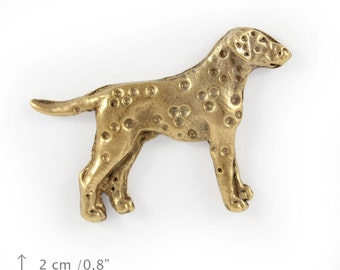 Dalmatian, millesimal fineness 999, dog pin, limited edition, ArtDog