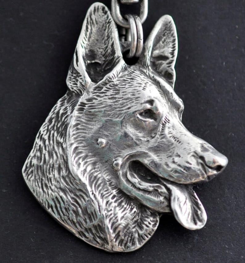 NEW German Shepherd Dog Necklace Silver Chain 925 Limited Etsy
