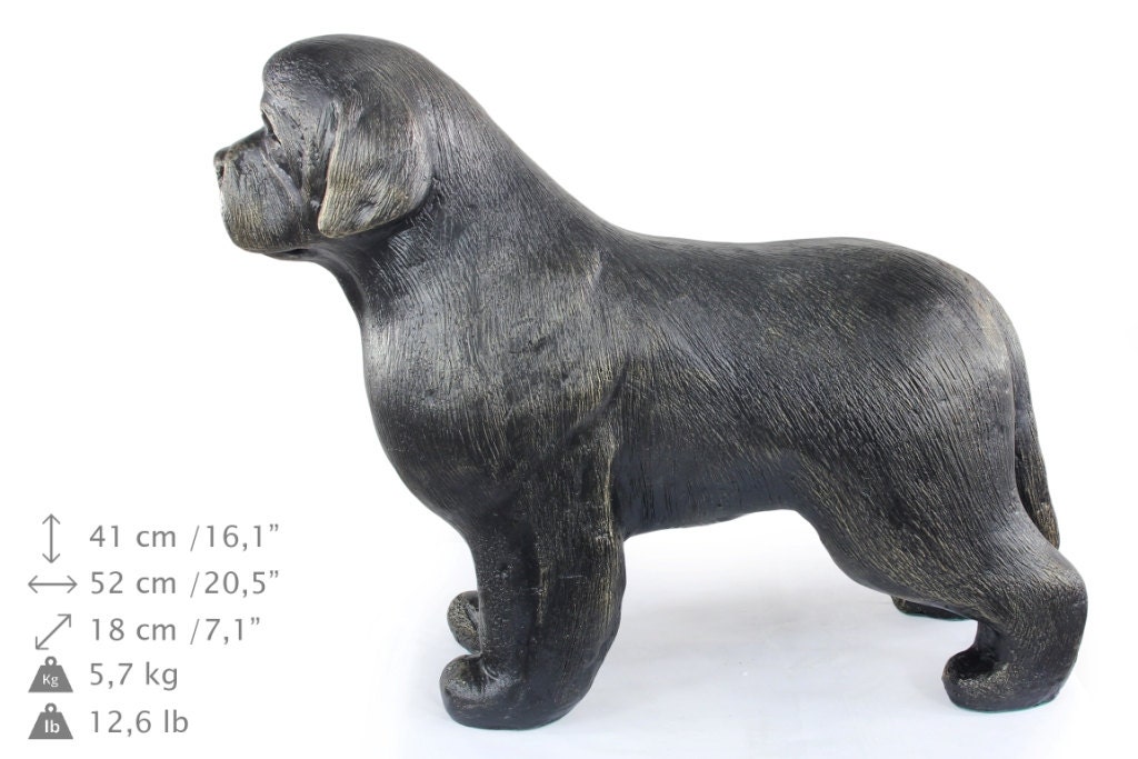 Newfoundland, dog natural size statue, limited edition, ArtDog