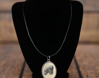 Polish Lowland Sheepdog, dog necklace, medallion, limited edition, extraordinary gift, ArtDog