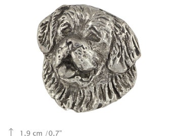 Saint Bernard (head), dog pin, limited edition, ArtDog