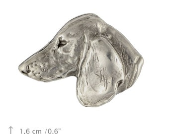 Teckel, Dachshund smoothhaired (head), dog pin, limited edition, ArtDog