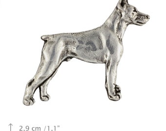 Dobermann, dog pin, limited edition, ArtDog