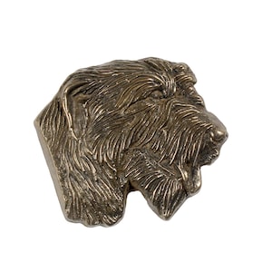 Irish Wolfhound Bust, Cold Cast Bronze Sculpture, Small dog bust, Home and Office Decor, Dog Trophy, Dog Memorial