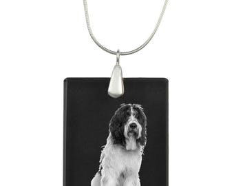 Schapendoes,  Dog Crystal Pendant, SIlver Necklace 925, High Quality, Exceptional Gift, Collection!
