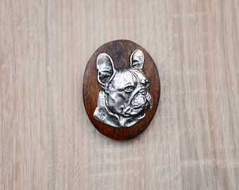French Bulldog, dog show ring clip/number holder, limited edition, ArtDog