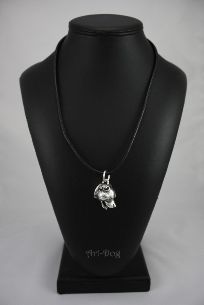 English Staffordshire Bull Terrier 3d Medallion Dog - 
