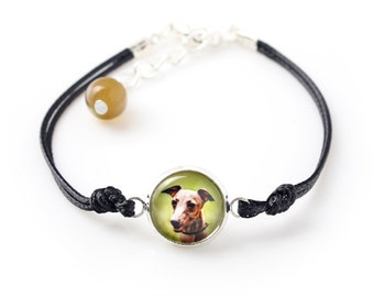 Azawakh. Bracelet for people who love dogs. Photojewelry. Handmade.