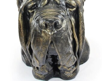 Mastino Neapolitano (cropped), dog big head statue, limited edition, ArtDog