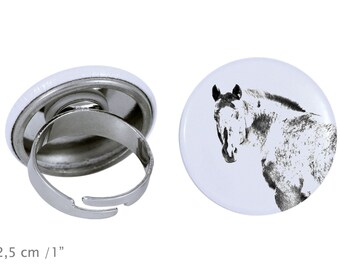 Ring with a horse - Appaloosa