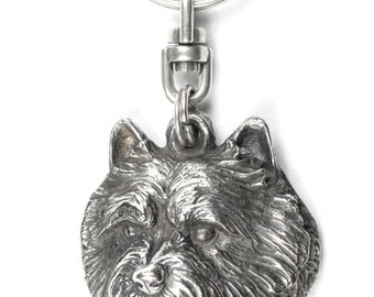 NEW, Norwich Terrier, dog keyring, key holder, limited edition, ArtDog . Dog keyring for dog lovers