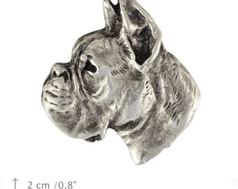 Boxer, dog pin, limited edition, ArtDog