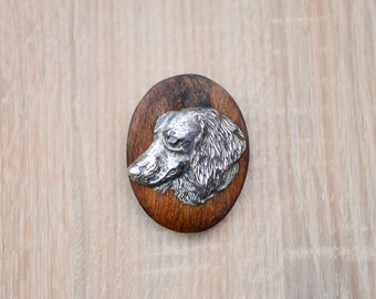 Dachshund, dog show ring clip/number holder, limited edition, ArtDog