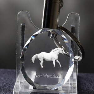 Czech Warmblood   , Horse Crystal Keyring, Keychain, High Quality, Exceptional Gift