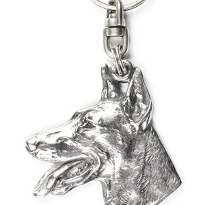 NEW, Dobermann, dog keyring, key holder, limited edition, ArtDog . Dog keyring for dog lovers