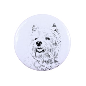 Ring with a dog - West Highland White Terrier