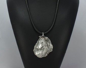 Rough Collie, dog necklace, limited edition, ArtDog