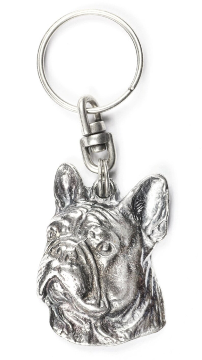 NEW French Bulldog Dog Keyring Key Holder in Casket - Etsy UK