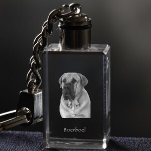 Boerboel , Dog Crystal Keyring, Keychain, High Quality, Exceptional Gift . Dog keyring for dog lovers