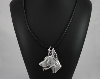 Doberman Pinscher, dog necklace, limited edition, ArtDog