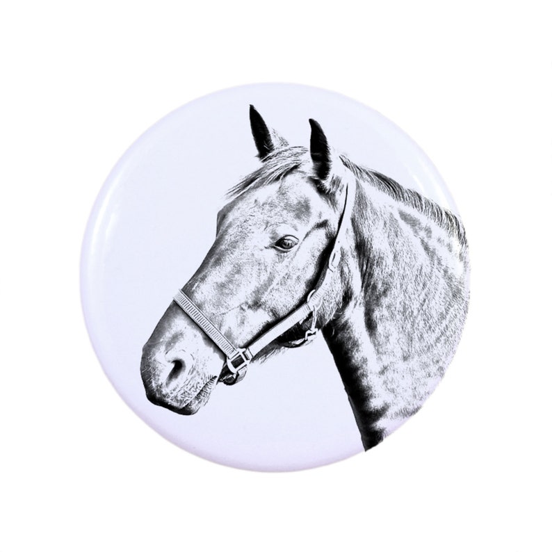 Magnet with a horse Danish Warmblood