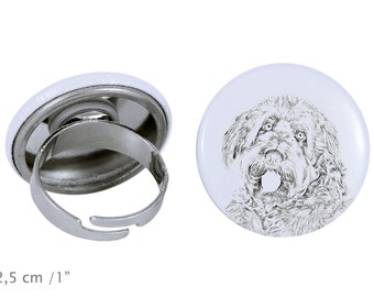 Ring with a dog- Otterhound