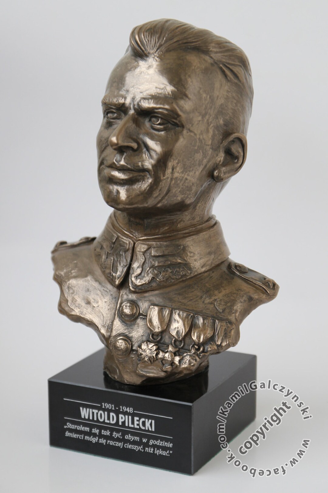 Captain Witold Pilecki, Famous Pole, Polish Soldier, Limited Edition,  Artdog 
