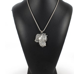 NEW, Dogo Argentino, dog necklace, silver chain 925, limited edition, ArtDog