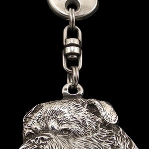 Griffon, dog keyring, keychain, limited edition, ArtDog . Dog keyring for dog lovers