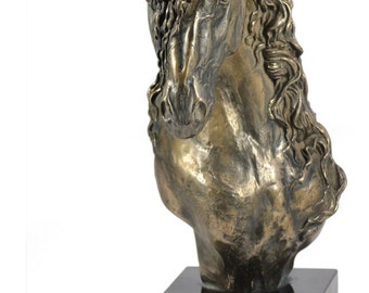 Fresian Horse (second kind), horse marble statue, limited edition, ArtDog