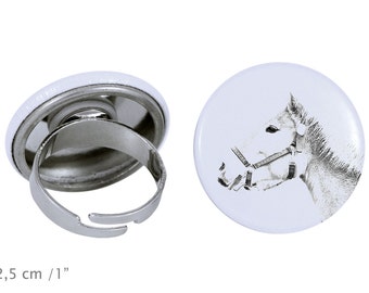 Ring with a horse - Haflinger