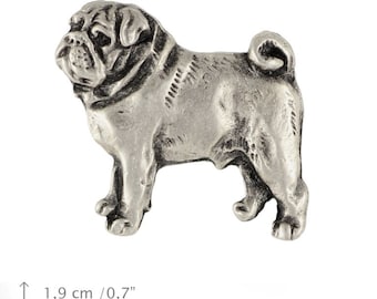 Pug, dog pin, limited edition, ArtDog