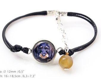 Teckel Wirehaired. Bracelet for people who love dogs. Photojewelry. Handmade.