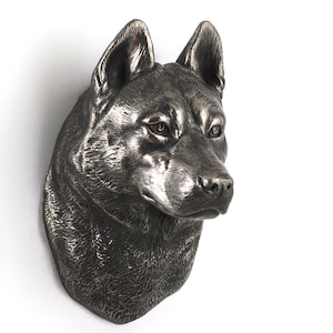 Husky Siberiano, estátua de cachorro pendurado, edição limitada, ArtDog