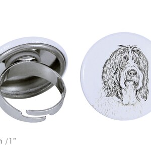 Ring with a dog- Schapendoes