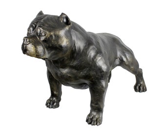 American Bully, dog natural size statue, limited edition, ArtDog