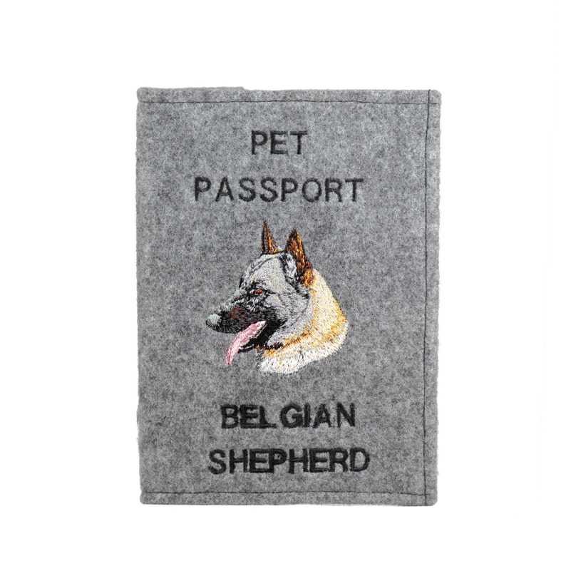 Long-awaited Belgian Shepherd Malinois - Passport Super beauty product restock quality top wallet with em dog for the
