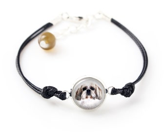 Shih Tzu. Bracelet for people who love dogs. Photojewelry. Handmade.