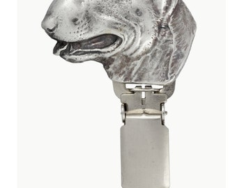 Bullterrier, dog clipring, dog show ring clip/number holder, limited edition, ArtDog
