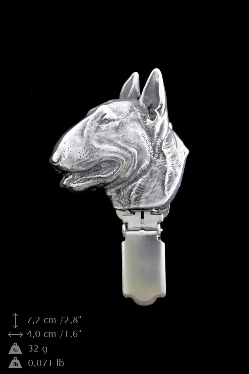 NEW Bull Terrier dog keyring necklace and clipring in Etsy