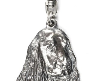 NEW, English Cocker Spaniel, dog keyring, key holder, limited edition, ArtDog . Dog keyring for dog lovers