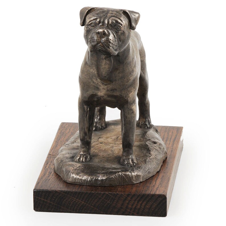 Bullmastiff - brass door knocker with image of a dog, Art Dog UK